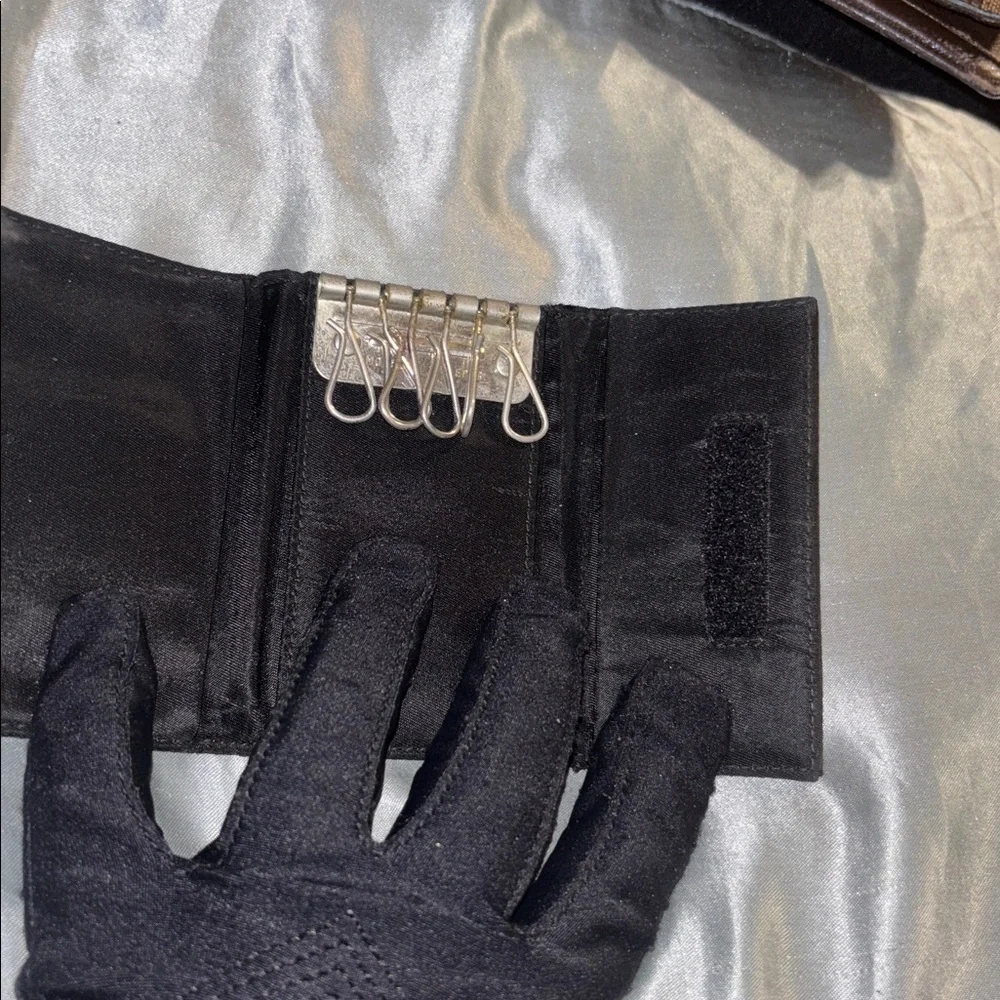 Prada Black Key & Card Holder